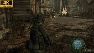 Resident Evil 4 HUNK Full Game 4K 60FPS