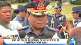 PNP: No police personnel or officer will be exempted from 'No ID, No Entry' rule || Jan. 14, '14