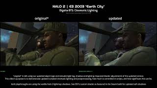 Digsite Dev, Halo 2 E3 BTS: Cinematic lighting before/after | Nov 14, 2024