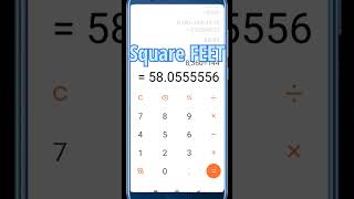 How to convert meter to inch and feet ?#shots#calculator #inch #foot #meter