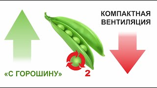 Компактная приточно-вытяжная вентиляция для дома