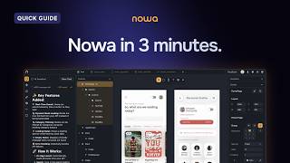 Getting Started with Nowa in 3 Minutes | Quick Guide