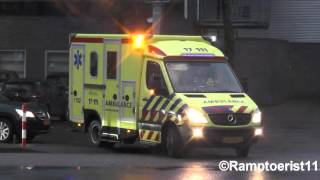 Spoedbegeleiding Politiemotor Ambulance 17-111 na Medische Noodsituatie in Rotterdam