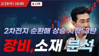 2차전지 순환매 상승시작3탄! (이차전지 장비,소재) [250219#트럼프 #나스닥 #에코프로 #에코프로비엠 #에코프로머티 #2차전지 #포스코홀딩스 #포스코