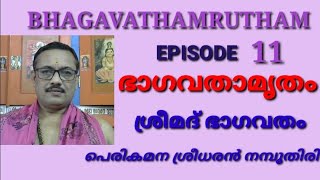 BHAGAVATHAMRUTHAM EPISODE 11 ( ഭാഗവത കഥാമൃതം ) PERIKAMANA SREEDHARAN NAMBOODIRI