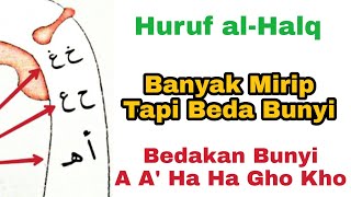 Pahami 6 Huruf al-Halq (Tenggorokan) Cara Bedakan ءا ع  ها ح غ خ