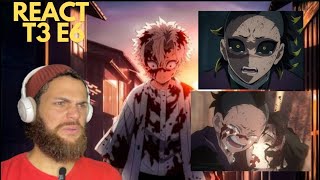 O PASSADO DE GENYA SHINAZUGAWA!!  REACT Demon Slayer ep 6 terceira temporada