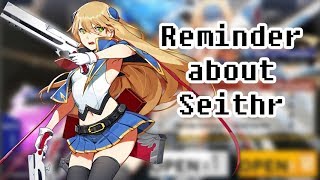 Girls' Frontline | Reminder about getting Seithr