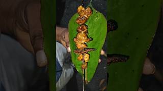 నిద్ర లేపి మరీ chicken🐔 తినిపించారు 😅😋| barbeque chicken | #telugushorts #food #foodshorts #shorts