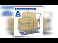 330lbs platform trucks dolly cart heavy duty capacity steel foldable push cart dolly large fl