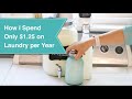 How I Spend Only $1.25 on Laundry per Year!