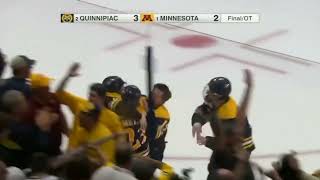 Quinnipiac Hockey Game Winning OT Goal in the NCAA National Championship (WTBU Audio)