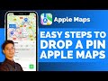 How To Drop A Pin On Apple Maps !