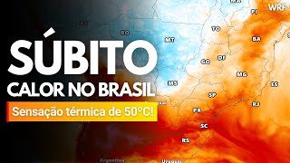 11/02/25 CALOR ABRUPTO: SENSAÇÃO TÉRMICA DISPARA E AUMENTA A CHANCE DE TEMPORAIS