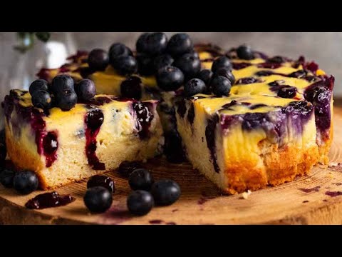 Blueberry custard recipe