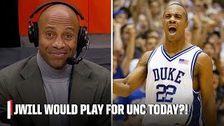 Duke alum Jay Williams says he would play for North Carolina today 😱 | ESPN College Basketball