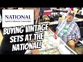 Here's what buying a vintage set at the National looks like!