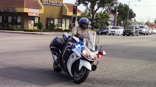 CHP Motorcycle Responding