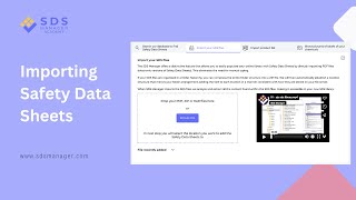 Importing Safety Data Sheets