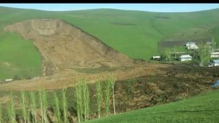 Landslide in Kyrgyzstan,  Osh region , Uzgen , Ayu  village kills 24 people