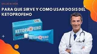 💊 Ketoprofeno [BENEFICIOS \u0026 DOSIS] 💉 Para que Sirve y Cómo Tomar