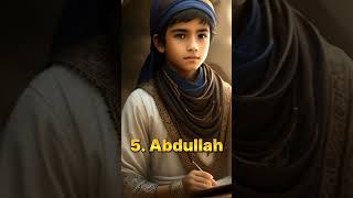 5 Boys Names Mentioned in The Quran  #shorts #islam#trending #facts