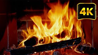 ASMR Crackling Fire Sounds 3 Hours🔥Warm & Cozy Fireplace Burning 4K🔥Relaxing Fireplace Ambience