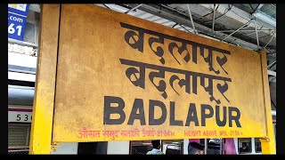 Badlapur Railway Station Mumbai, Central Railway Line