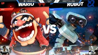 【スマブラSP大会】決勝 上スマ＃16 GW|ザクレイ(ロボット)vs 激｜HIKARU(ワリオ)- Zackray(ROB)vs HIKARU(Wario)