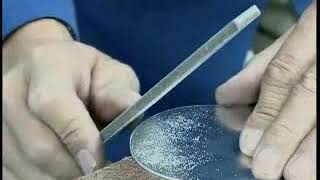 Chamfering an Edge Using a Handfile
