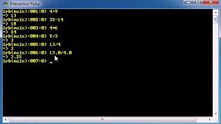 Ruby Programming Tutorial 3 Math and Variables
