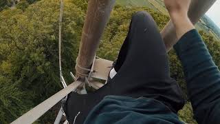 Tower climb! Epic drone footage!