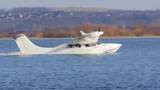 L 72 New 6 seat amphibian water tests