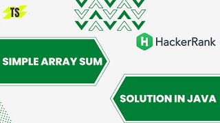 Simple Array Sum in Hackerrank -Java | Simple Array Sum hackerrank in Tamil