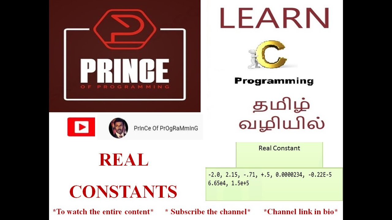 Real Constants Youtube