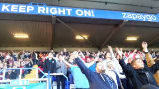 AFC Bournemouth Fans Singing Loudly Away | AFC Bournemouth Vs Birmingham City (8-0)
