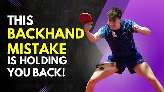 How to: Backhand Topspin VS. Heavy Chop | Table Tennis Tutorial