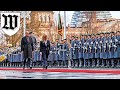 Militärische Ehren der Bundeswehr für Giorgia Meloni - Wachbataillon BMVg/Musikkorps der Bundeswehr