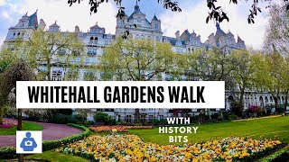 LONDON WALK | Whitehall Gardens, Benjamin Franklin House  | Central London History Walk