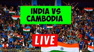 India Vs Cambodia Live Telecast📢AFC Asian Cup Qualifiers✅️