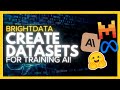 How to Create Custom Datasets To Train LLMs using Bright Data!