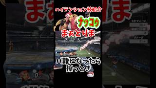 テリーハイテンション技紹介【ﾅｯｺｩ編】 #スマブラsp #スマブラ #テリー #即死コンボ #技紹介