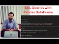 Writing SQL Queries to get data from Pandas DataFrame #dataanalyst #pandasql #sqlquerieswithpandas