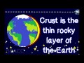 four layers of the earth children song