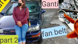 DIY : Ganti fan belt Classy # part 2 (proses pemasangan)