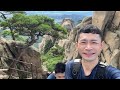 dobongsan hike. absolutely not a vlogger.