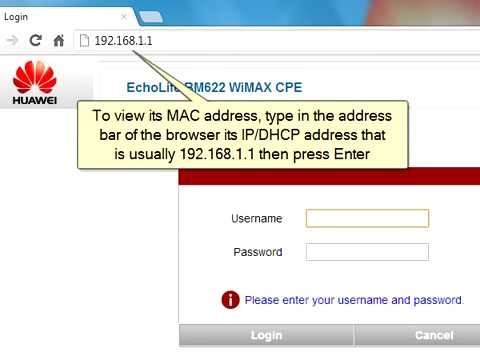 How to Change the MAC Address of Huawei BM622 WiMAX Modem How to Change the MAC Address of Huawei BM622 WiMAX Modem