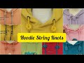 30+ Creative Ways To Tie Your Hoodie Strings II Tutorial for Knots II How to tie hoodie strings..