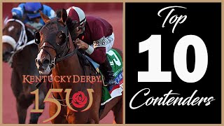 TOP 10 CONTENDERS FOR THE 150th KENTUCKY DERBY AT CHURCHILL DOWNS | MAY 4, 2024