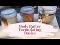 Body Butters Formulating Basics | Mango, Shea & Cocoa Butters vs Oil Percentages